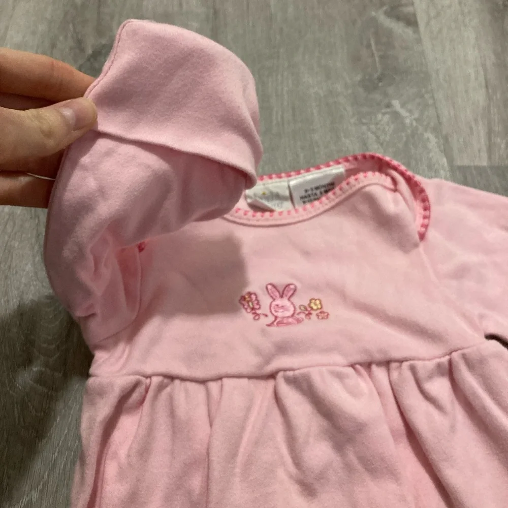 Spring 0-3 Months Sleeper Onesies Bundle Lot- Zipper Footie and Sleep Sack